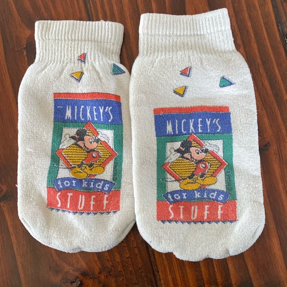 Disney Mickey for Kids Stuff Vintage Socks